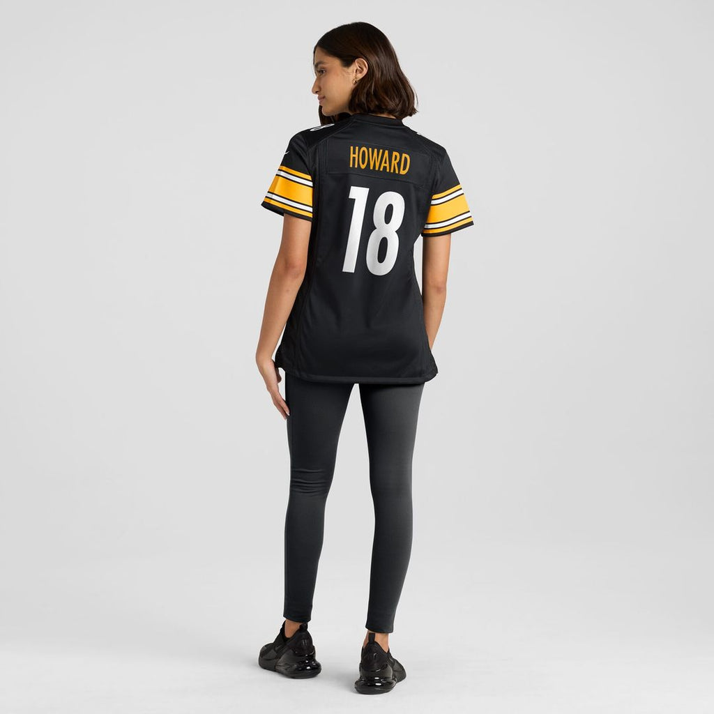 Will Howard Pittsburgh Steelers Nike Women's Team Game Jersey -  Black