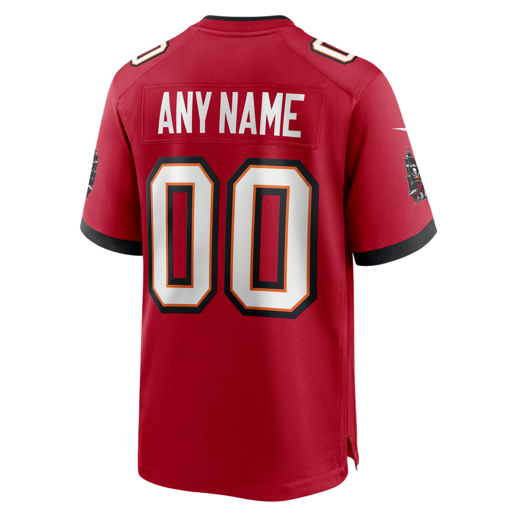 Men's Nike Red Tampa Bay Buccaneers  Team Custom Game Jersey