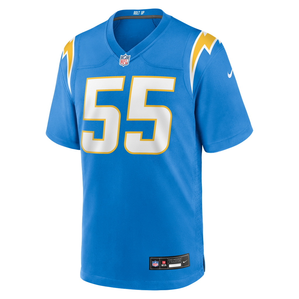 Junior Seau Los Angeles Chargers Nike Game Retired Player Jersey - Powder Blue