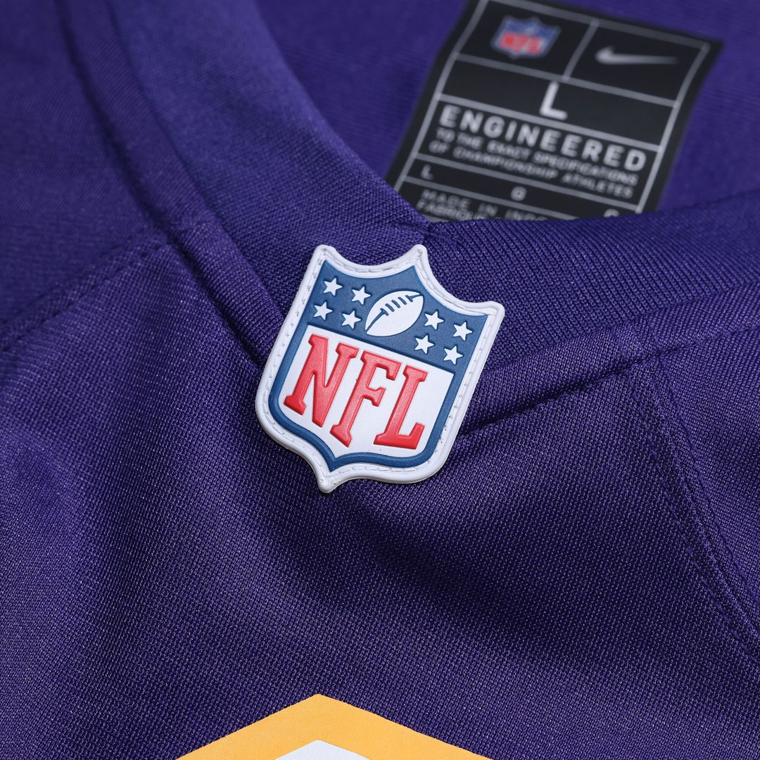 Dallas Turner Minnesota Vikings Nike Alternate Game Jersey - Purple