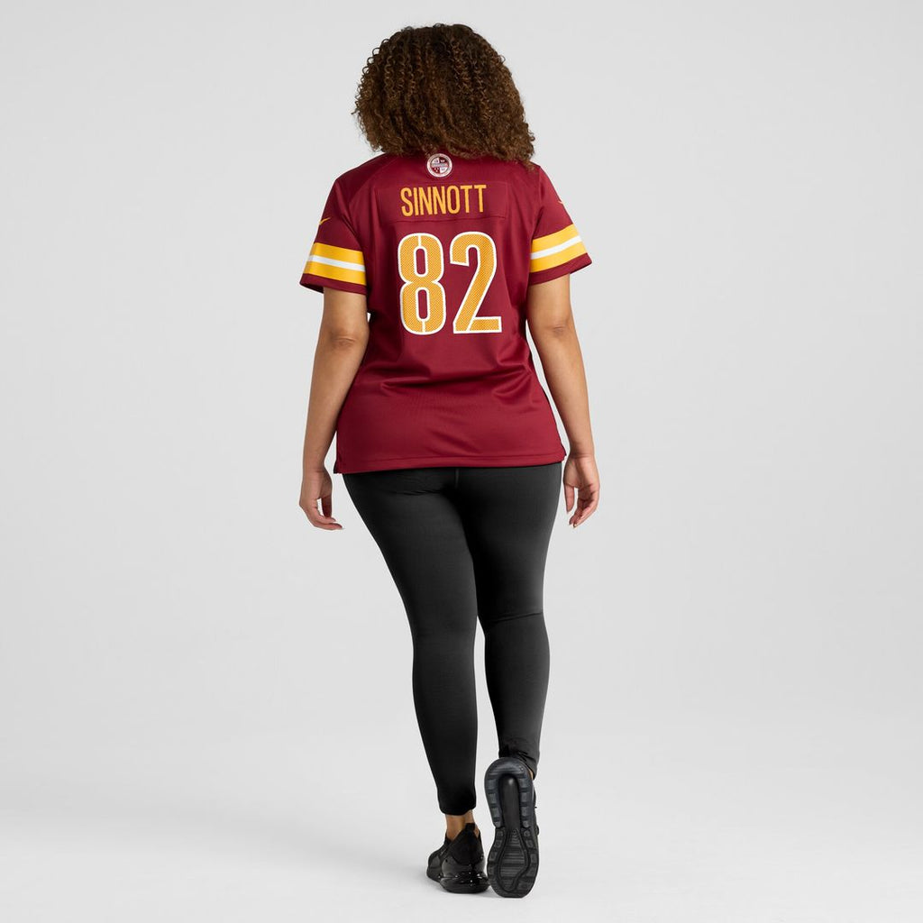 Ben Sinnott Washington Commanders Nike Women's Team Game Jersey -  Burgundy