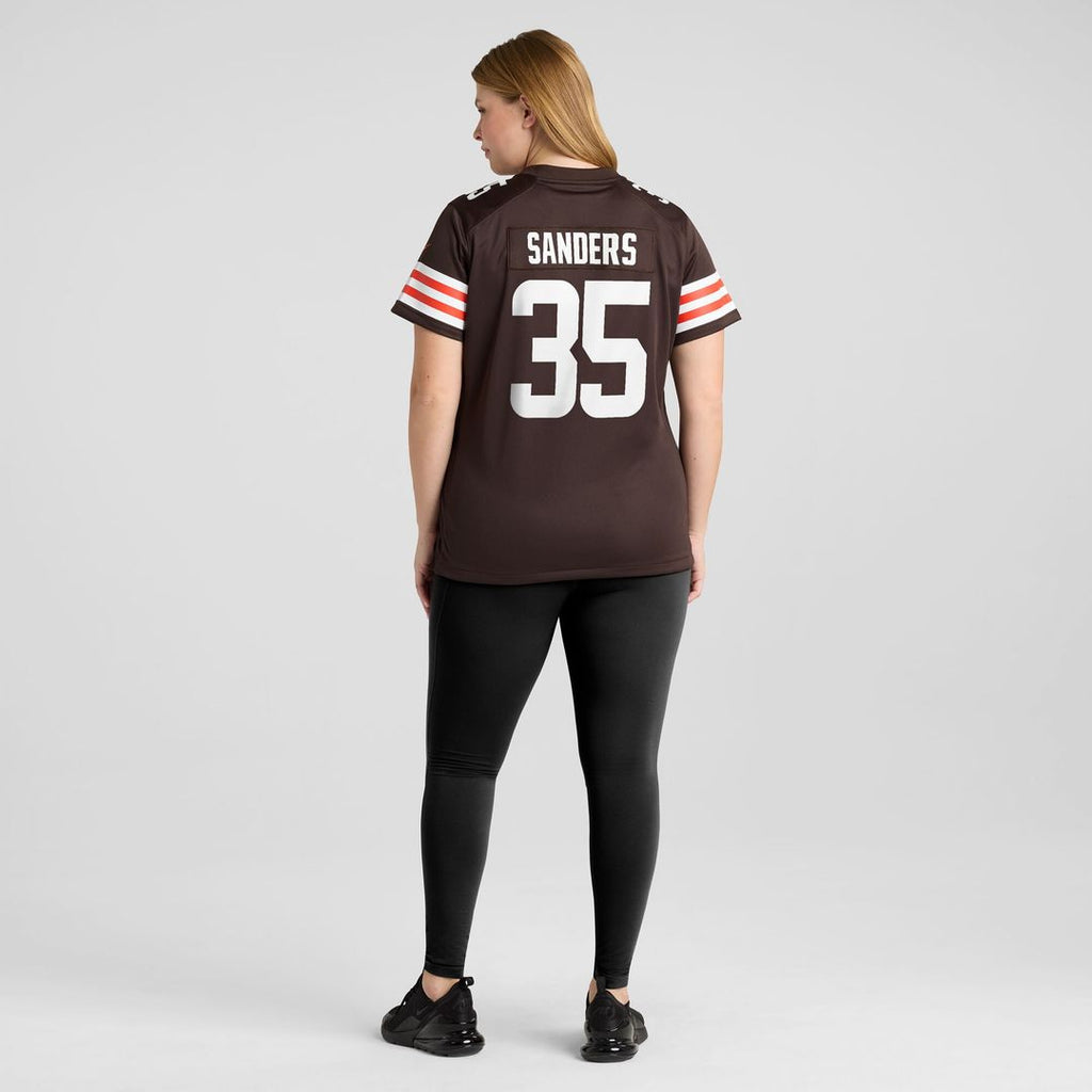 Raheim Sanders Cleveland Browns Nike Women's Team Game Jersey -  Brown