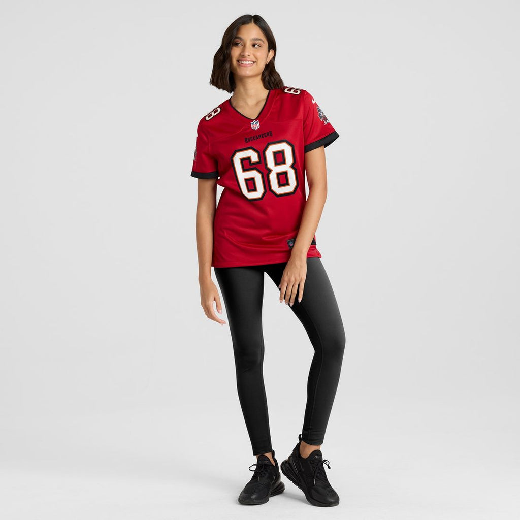 Ben Bredeson Tampa Bay Buccaneers Nike Women's  Game Jersey -  Red