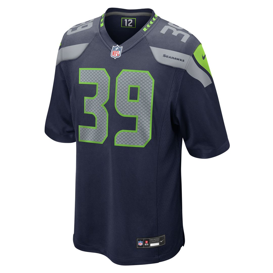 Ty Okada Seattle Seahawks Nike Team Game Jersey -  College Navy