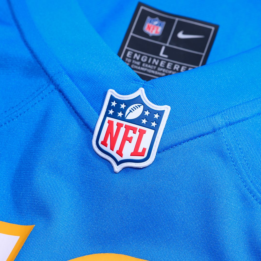 Justin Herbert Los Angeles Chargers Nike Player Game Jersey - Powder Blue