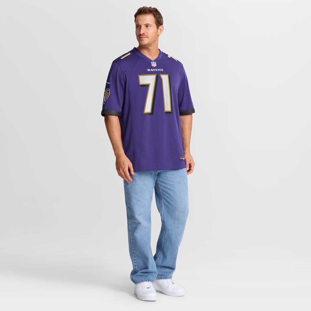 Carson Vinson Baltimore Ravens Nike Team Game Jersey -  Purple
