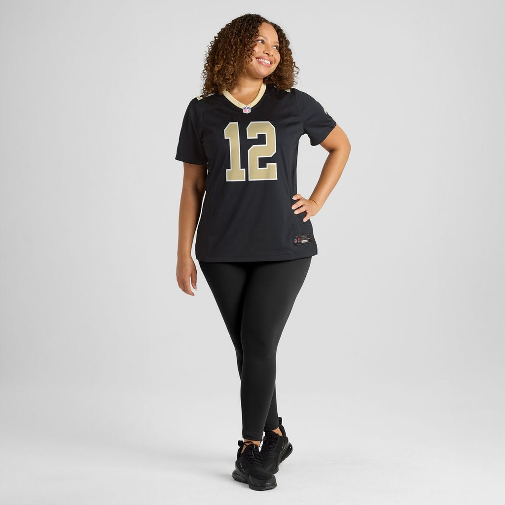 Chris Olave New Orleans Saints Nike Women's Game Player Jersey - Black