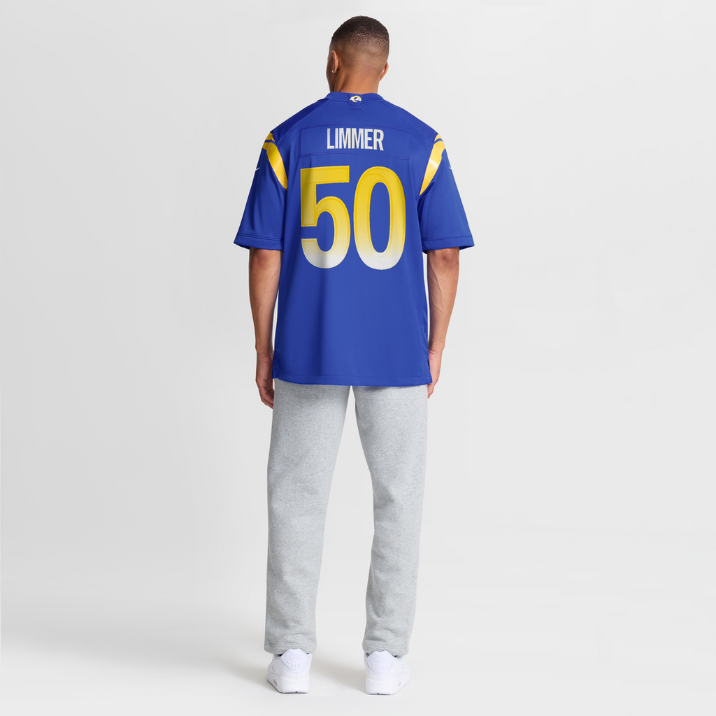 Beaux Limmer Los Angeles Rams Nike Team Game Jersey -  Royal