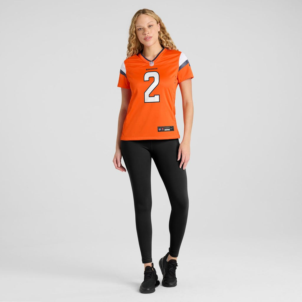 Patrick Surtain II Denver Broncos Nike Women's Team Game Jersey - Orange