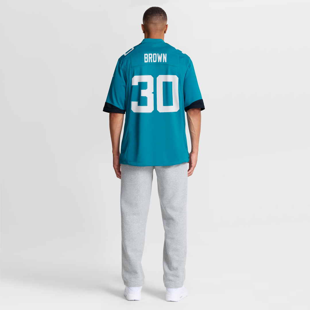 Montaric Brown Jacksonville Jaguars Nike Game Player Jersey - Teal