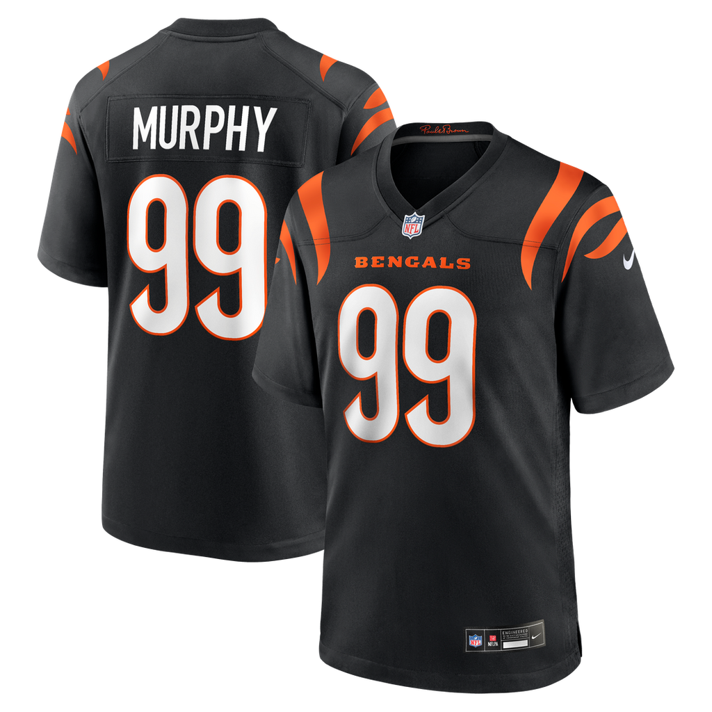 Myles Murphy Cincinnati Bengals Nike  Game Jersey - Black