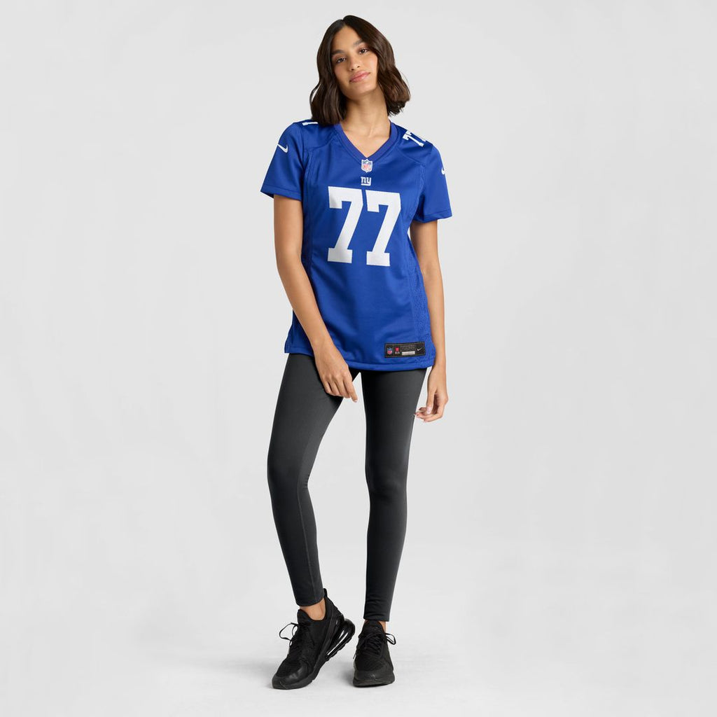 Daniel Faalele New York Giants Nike Women's Team Game Jersey - Royal