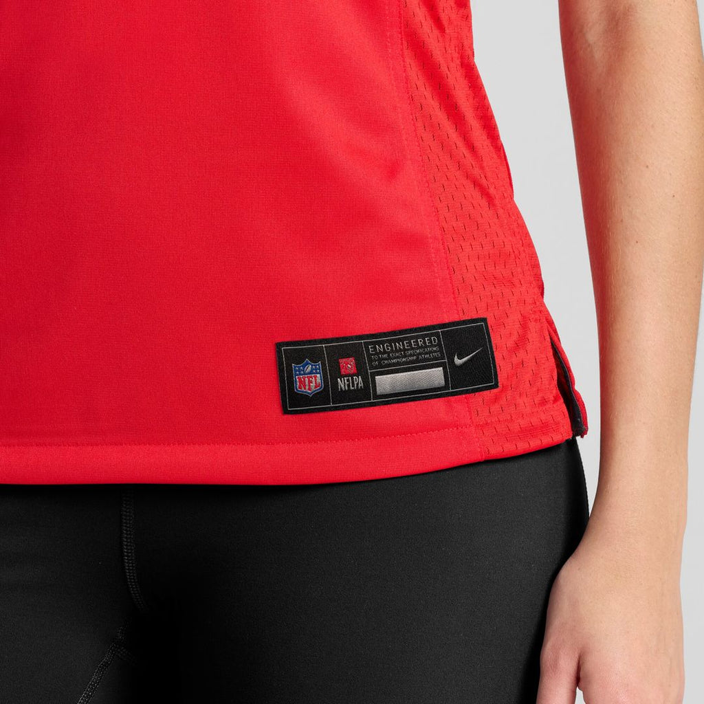 Number 1 Mom Kansas City Chiefs Nike Women's Game Jersey - Red