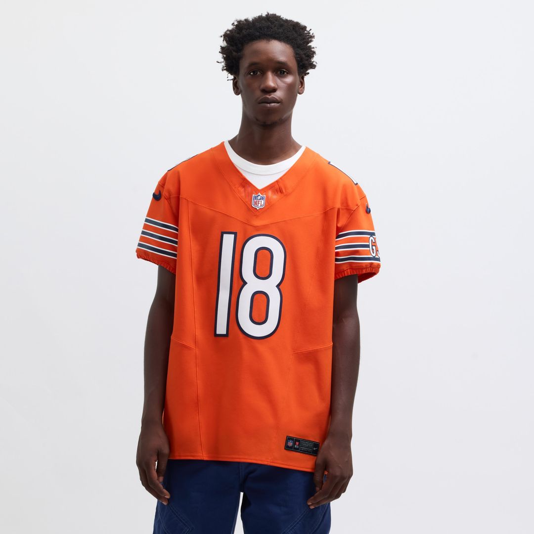 Caleb Williams Chicago Bears Nike Alternate Vapor F.U.S.E. Elite Jersey - Orange