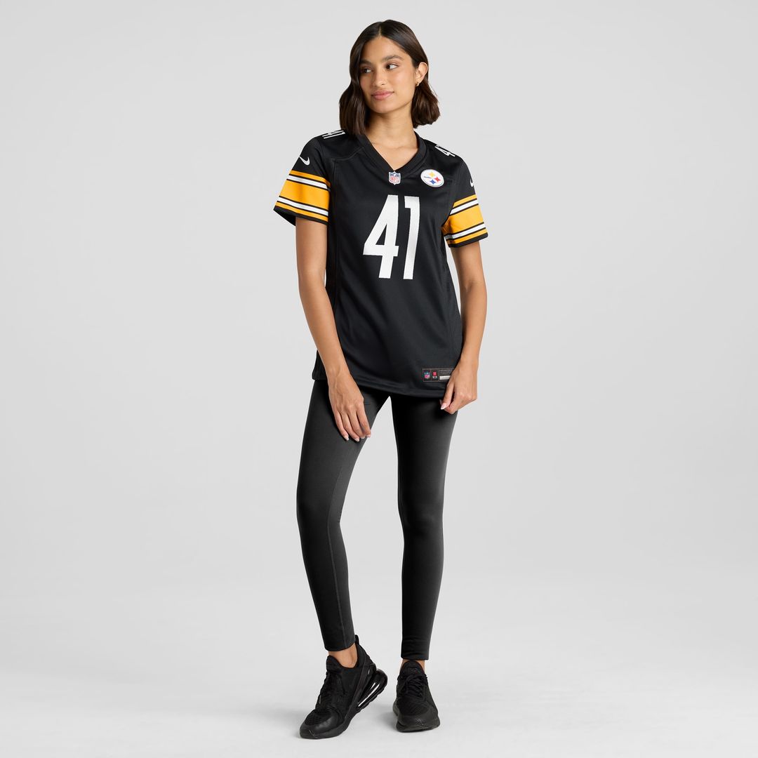 Payton Wilson Pittsburgh Steelers Nike Women's Team Game Jersey -  Black