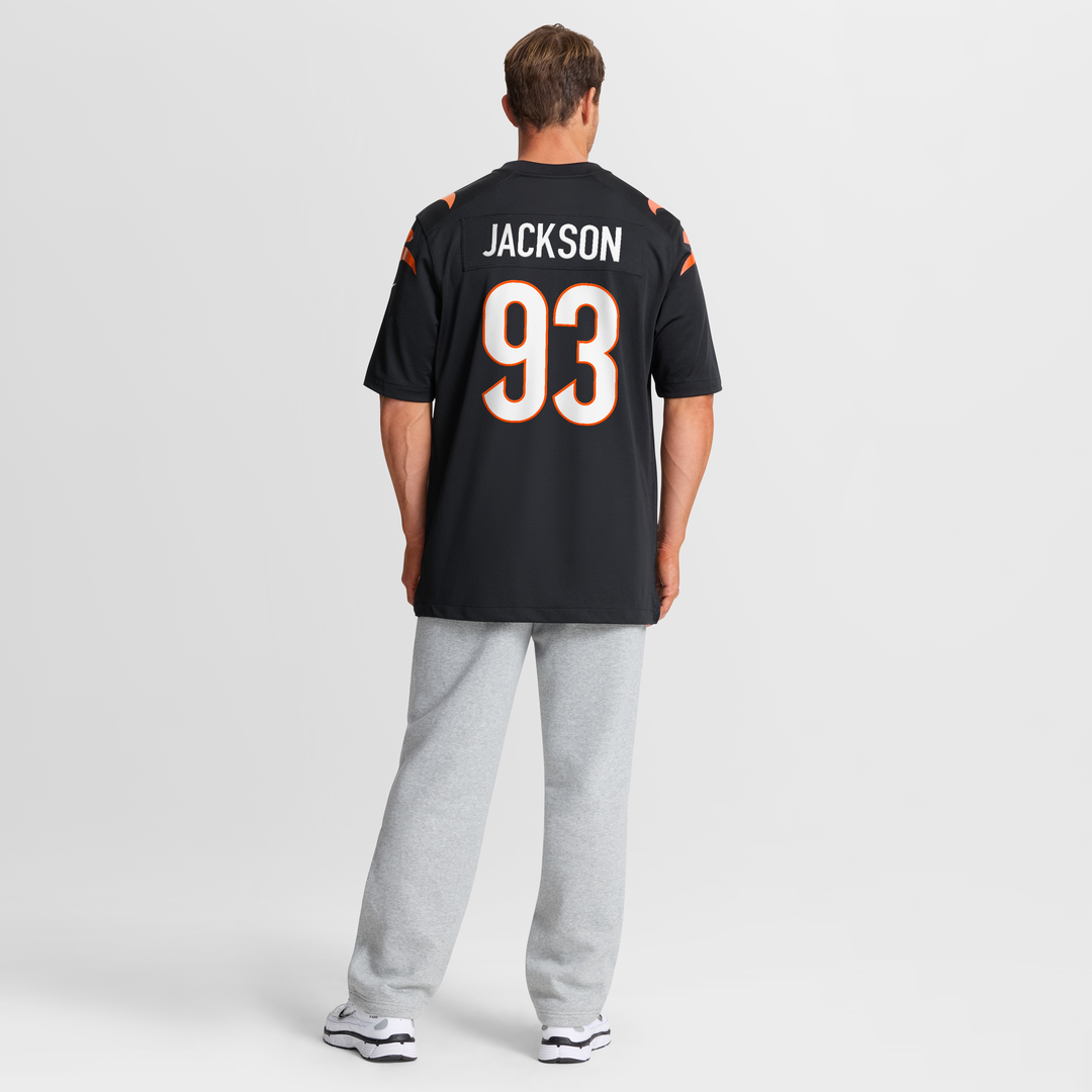 McKinnley Jackson Cincinnati Bengals Nike  Game Jersey -  Black