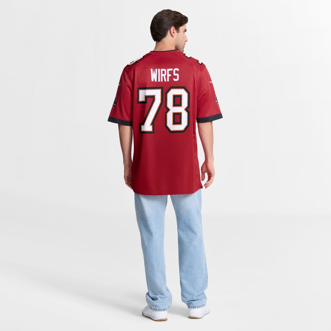 Tristan Wirfs Tampa Bay Buccaneers Nike Player Game Jersey - Red