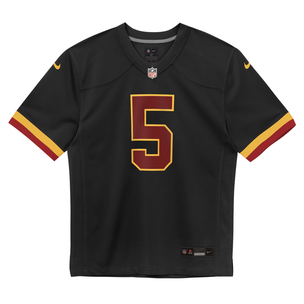 Jayden Daniels Washington Commanders Nike Toddler Alternate Game Jersey - Black