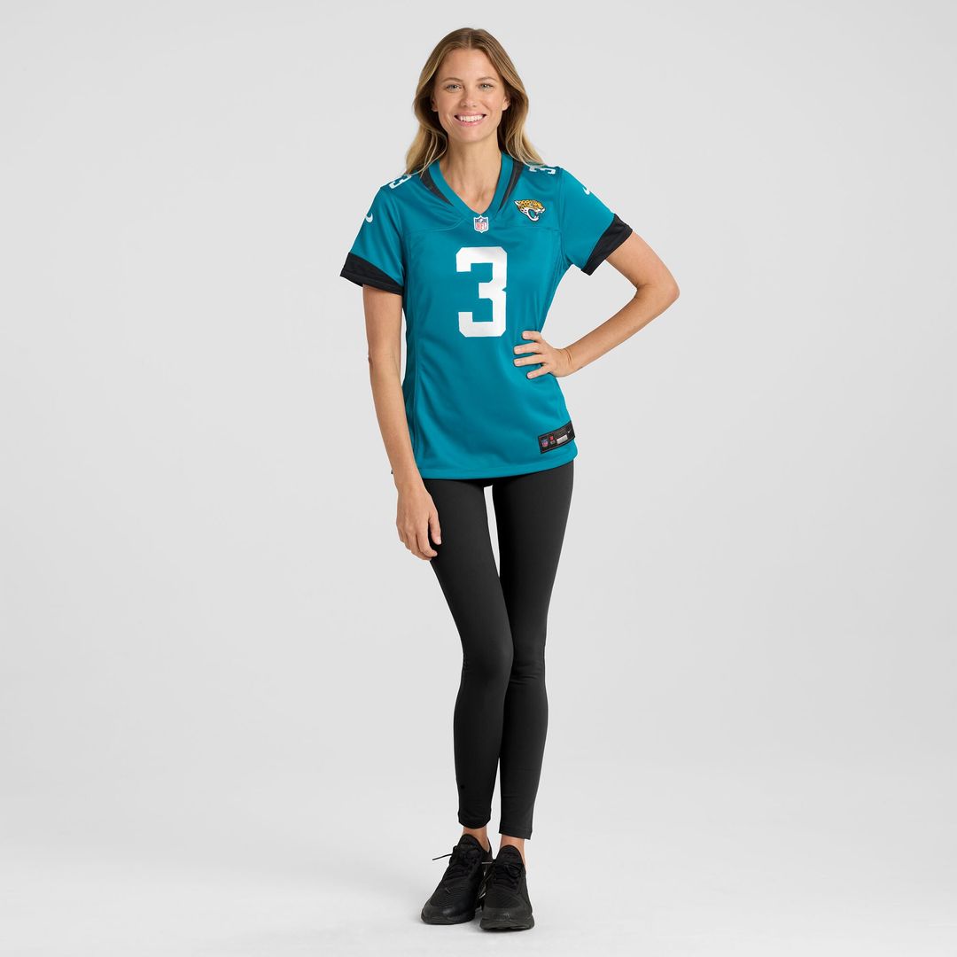 Jakobi Meyers Jacksonville Jaguars Nike Women's Team  Game Jersey -  Teal