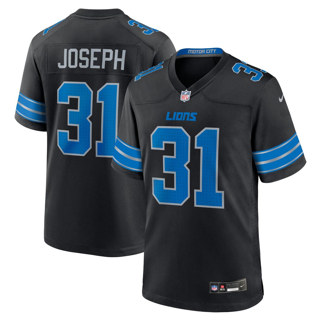 Kerby Joseph Detroit Lions Nike Team Game Jersey -  Blue