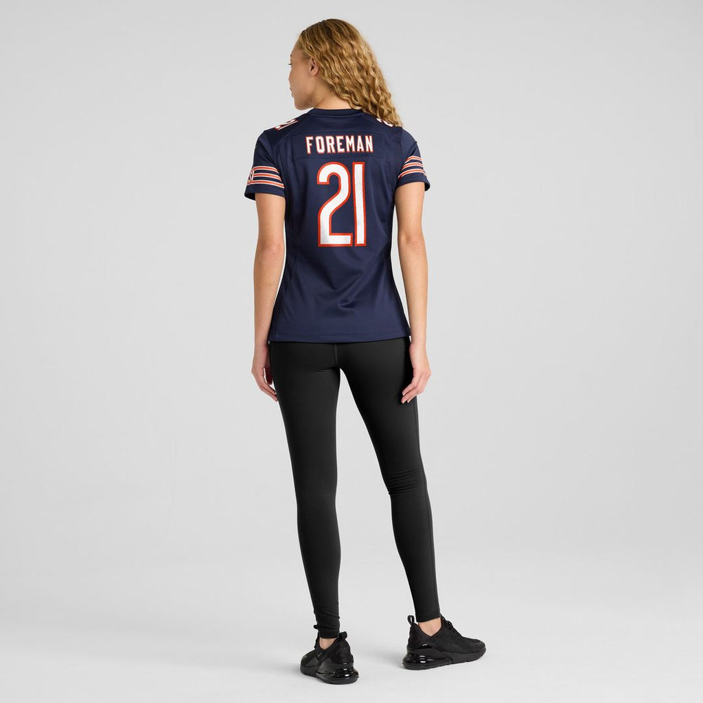 D'Onta Foreman Chicago Bears Nike Women's Game Jersey - Navy