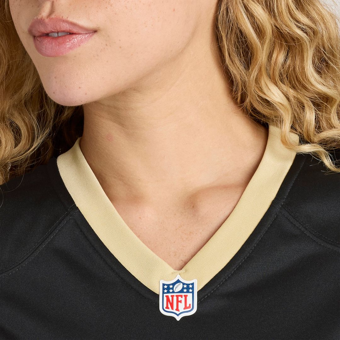 Vernon Broughton New Orleans Saints Nike Women's Team Game Jersey -  Black