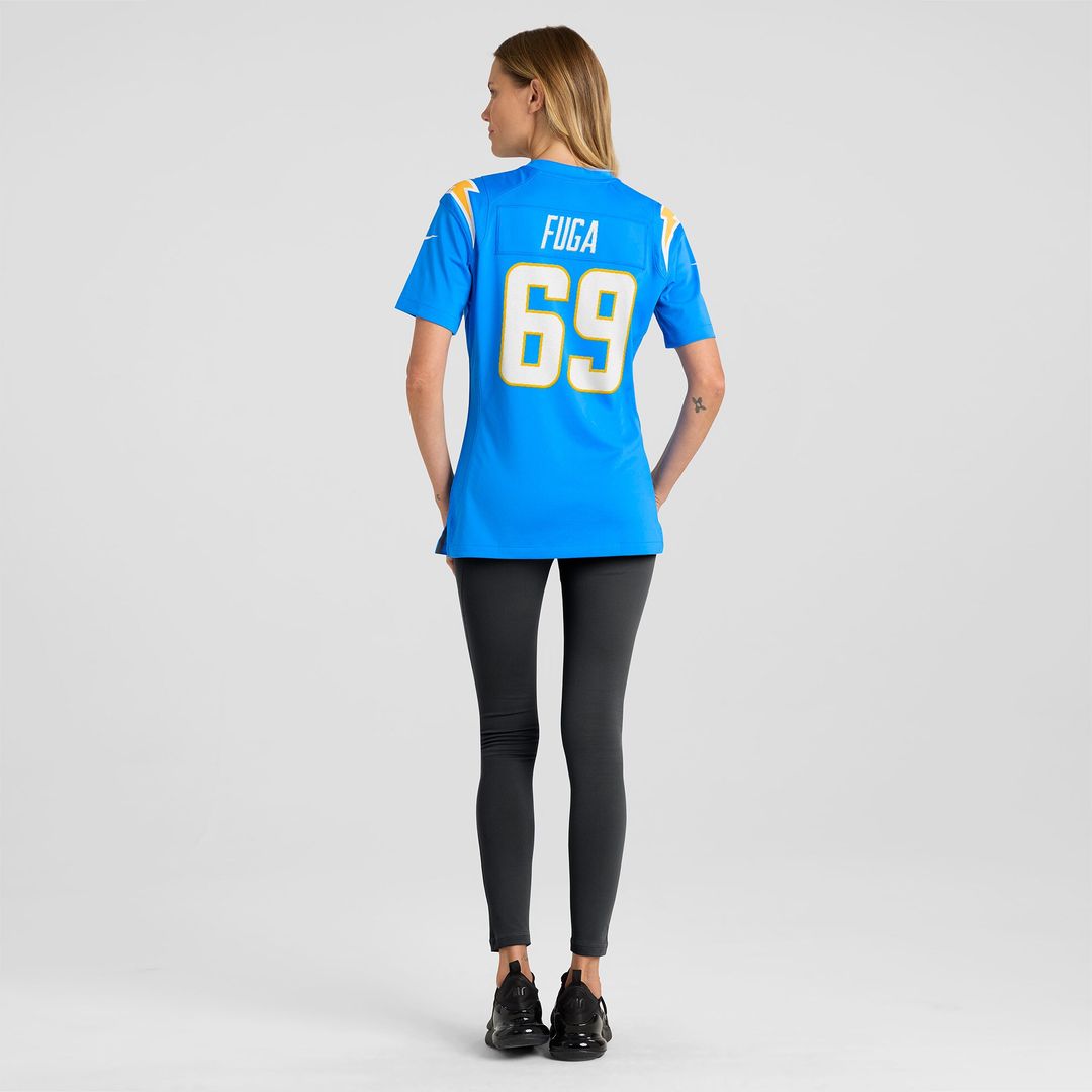Josh Fuga Los Angeles Chargers Nike Women's Team Game Jersey -  Powder Blue