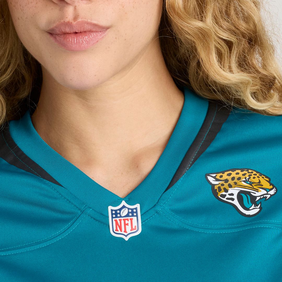 Brian Thomas Jr. Jacksonville Jaguars Nike Women's Game Jersey -  Teal