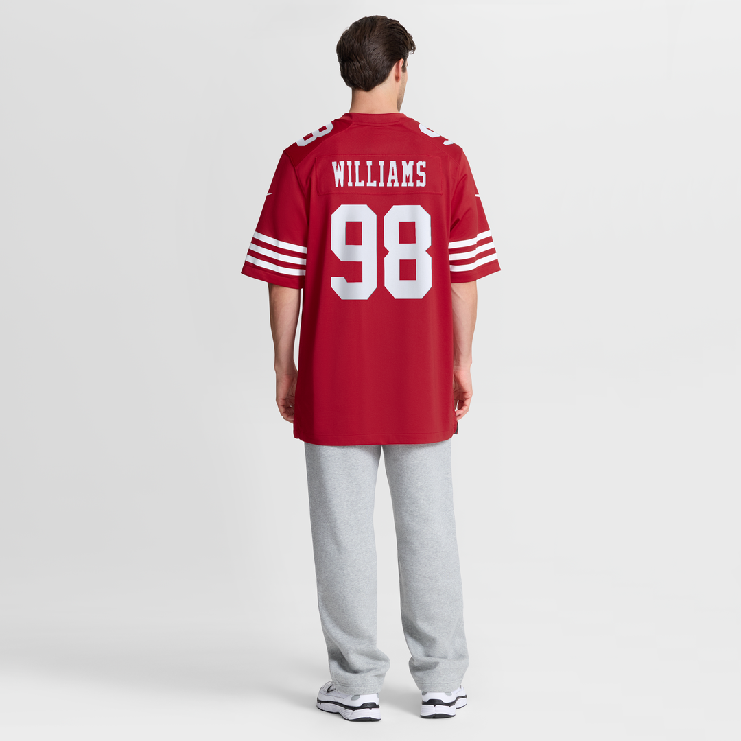 Mykel Williams San Francisco 49ers Nike Team Game Jersey -  Scarlet