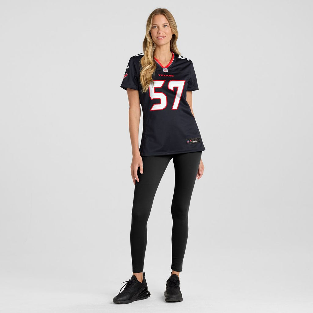 Blake Fisher Houston Texans Nike Women's Team Game Jersey -  Navy