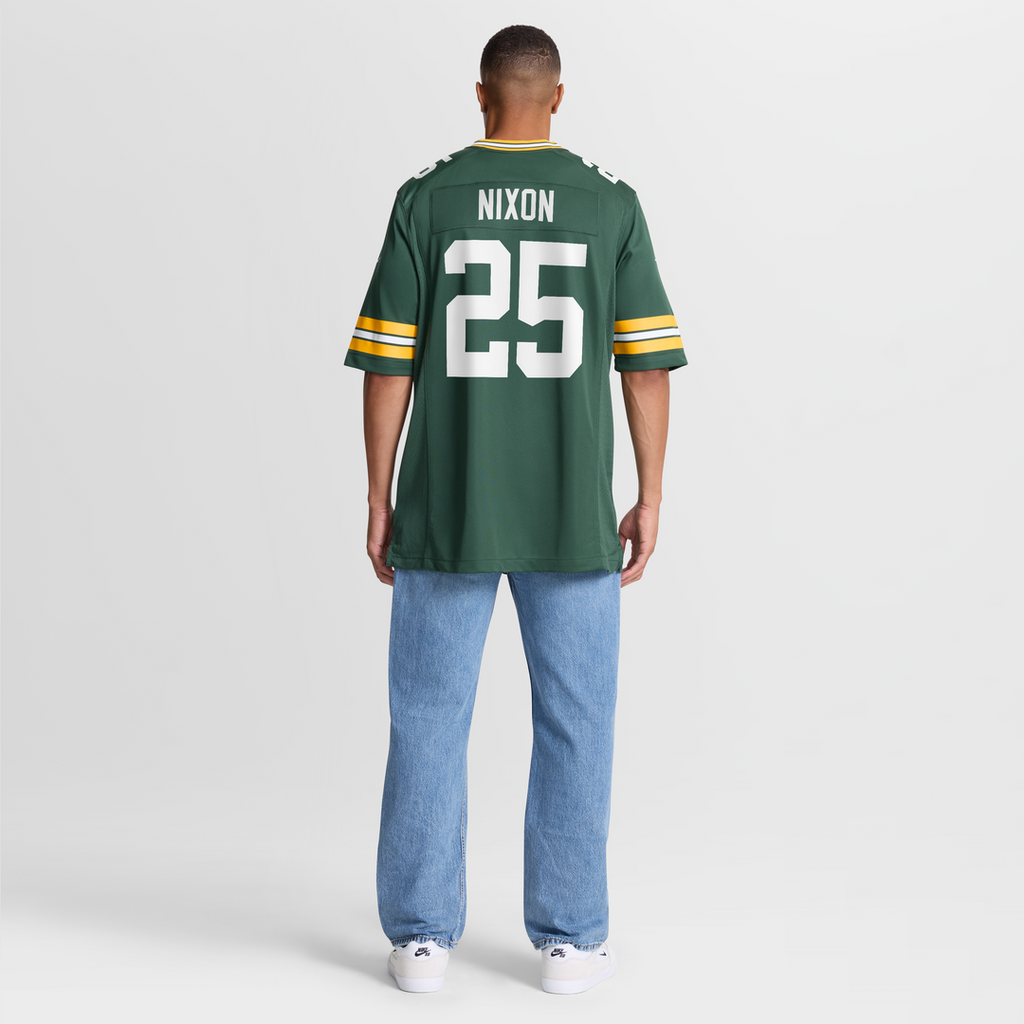 Keisean Nixon Green Bay Packers Nike Game Player Jersey - Green