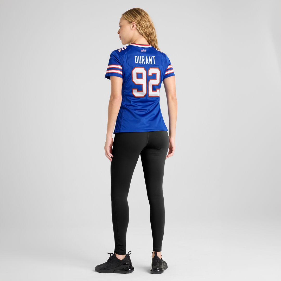 Zane Durant Buffalo Bills Nike Women's Team Game Jersey -  Royal
