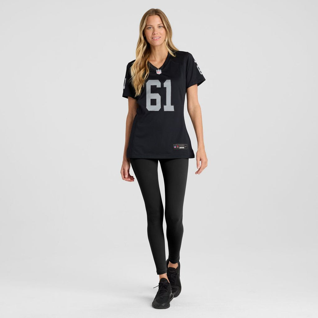 Jordan Meredith Las Vegas Raiders Nike Women's Game Player Jersey - Black