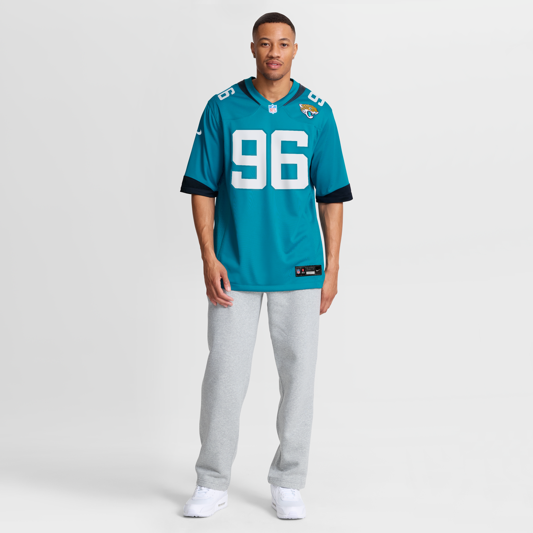 Adam Gotsis Jacksonville Jaguars Nike Game Jersey - Teal