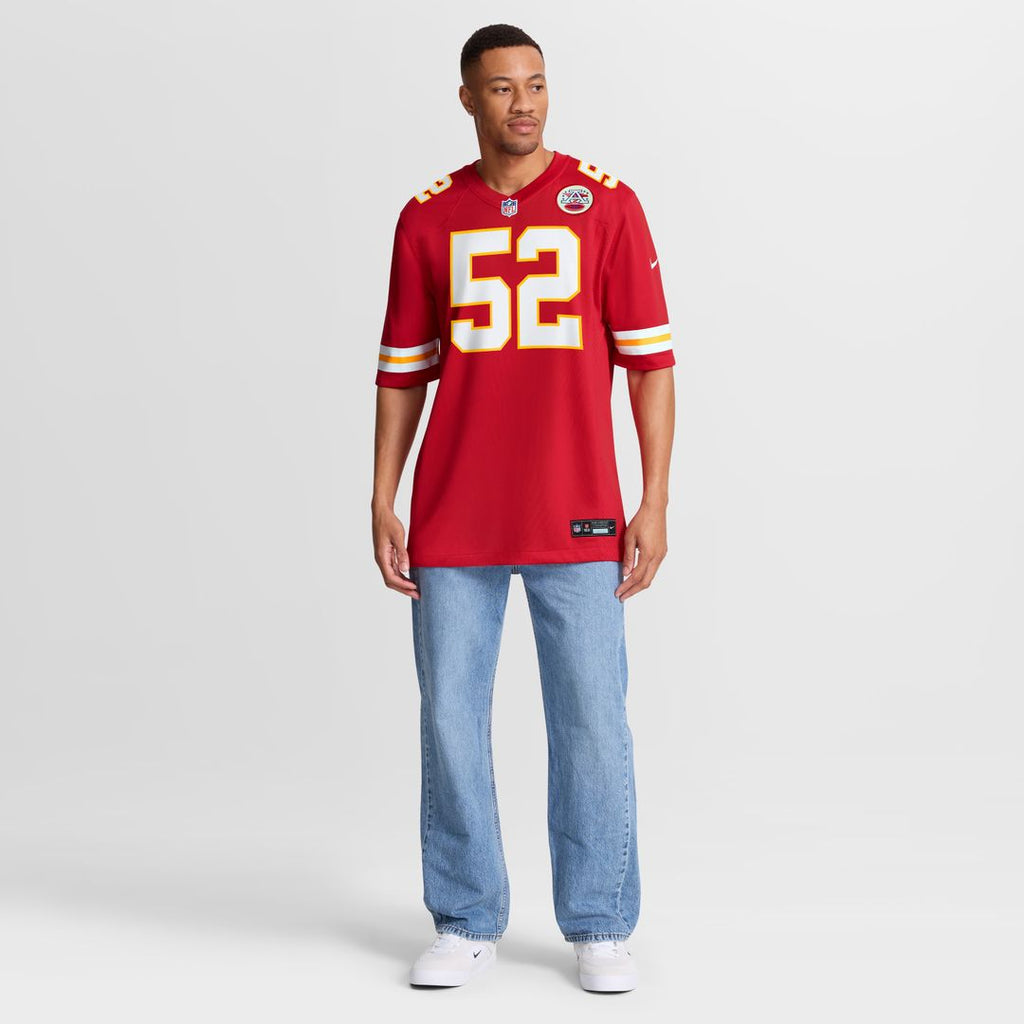 Creed Humphrey Kansas City Chiefs Nike Game Jersey - Red