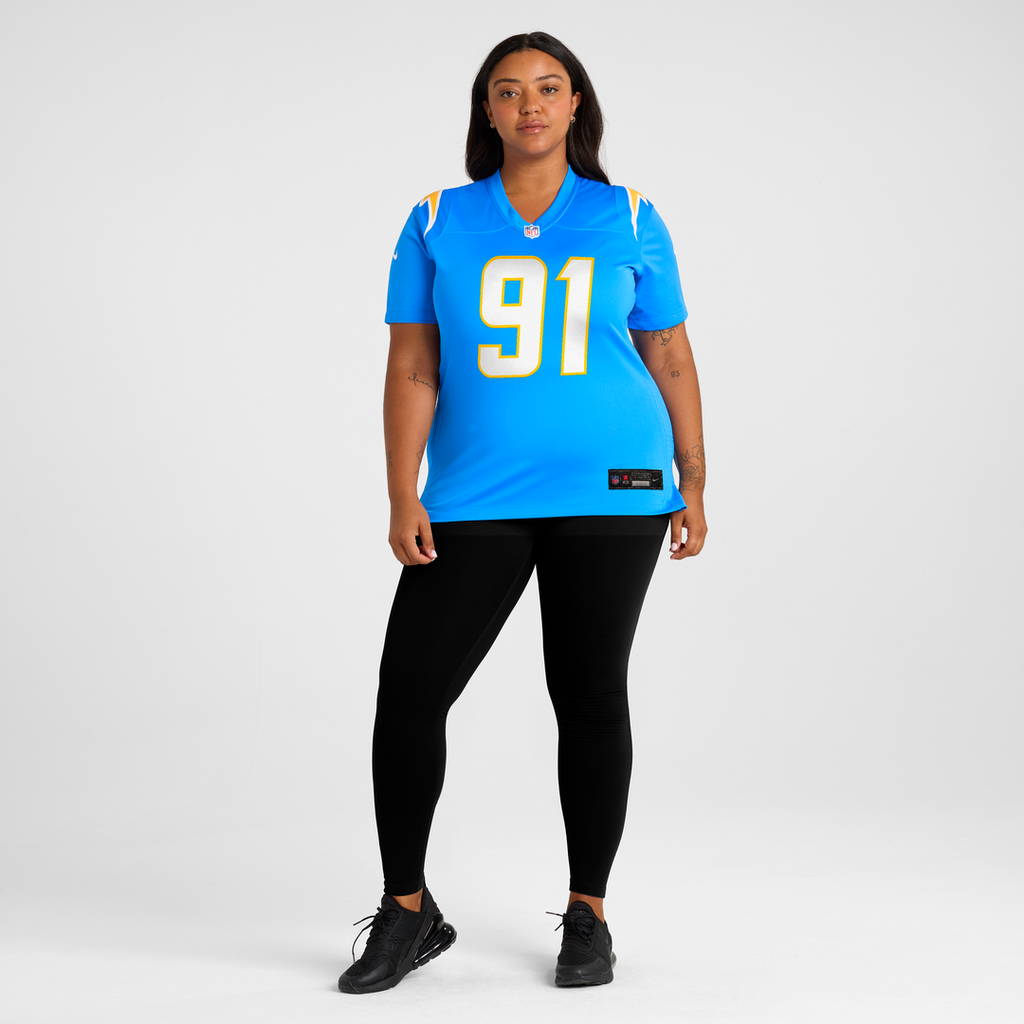 Nick Barrett Los Angeles Chargers Nike Women's Team Game Jersey -  Powder Blue