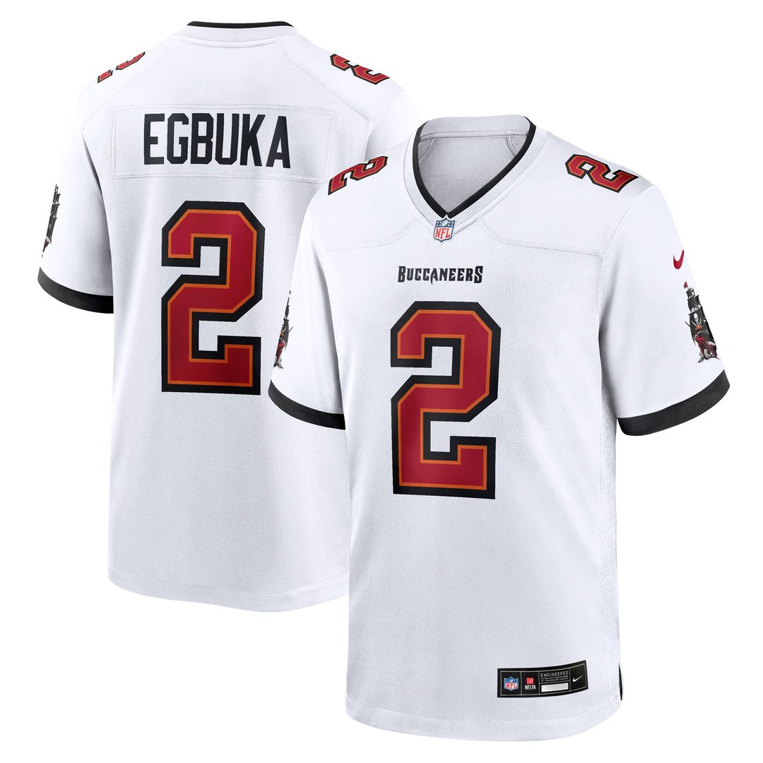 Emeka Egbuka Tampa Bay Buccaneers Nike Alternate Game Player Jersey - Pewter