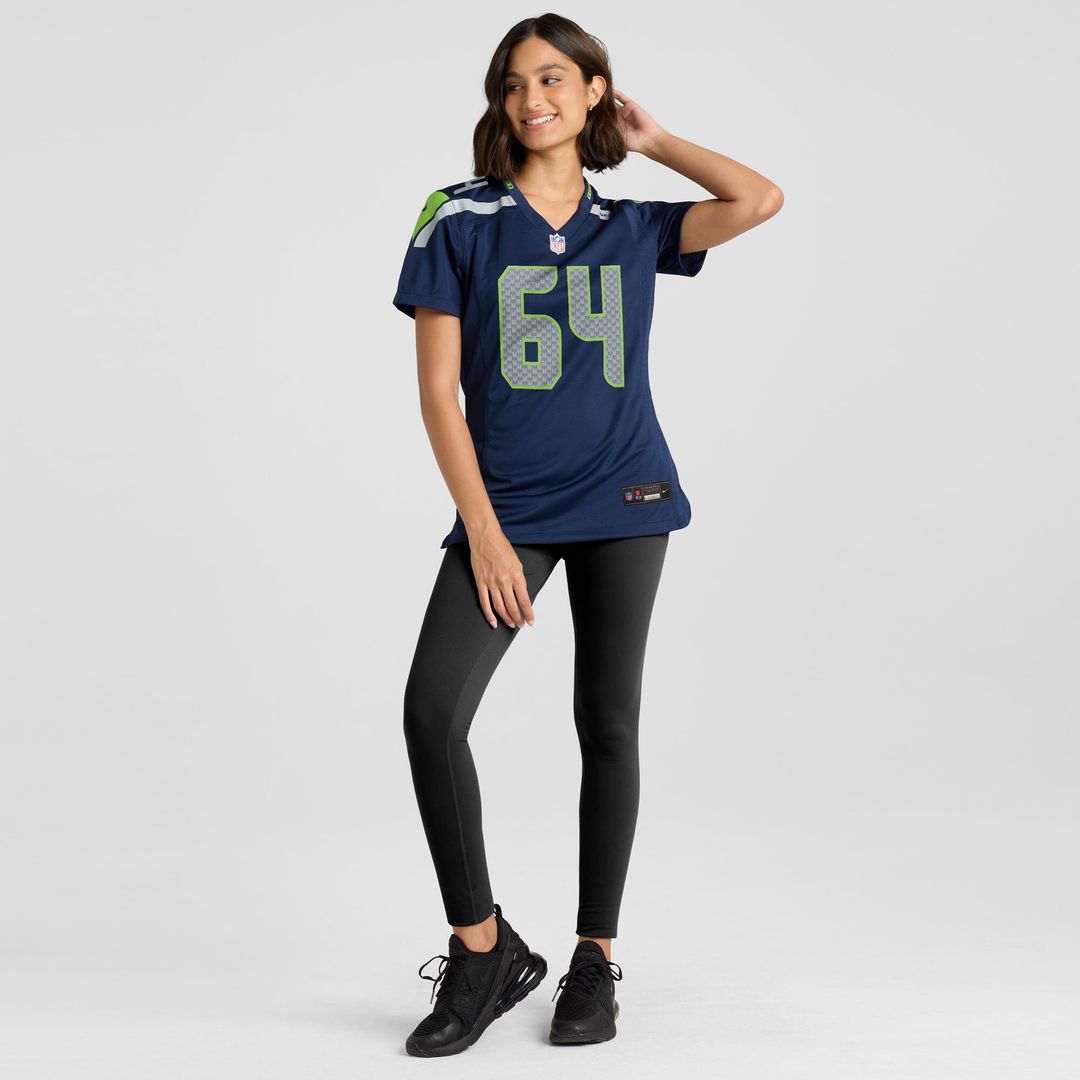 Christian Haynes Seattle Seahawks Nike Women's Team Game Jersey -  College Navy