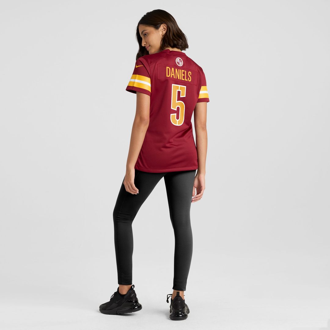 Jayden Daniels Washington Commanders Nike Women's  Player Game Jersey - Burgundy