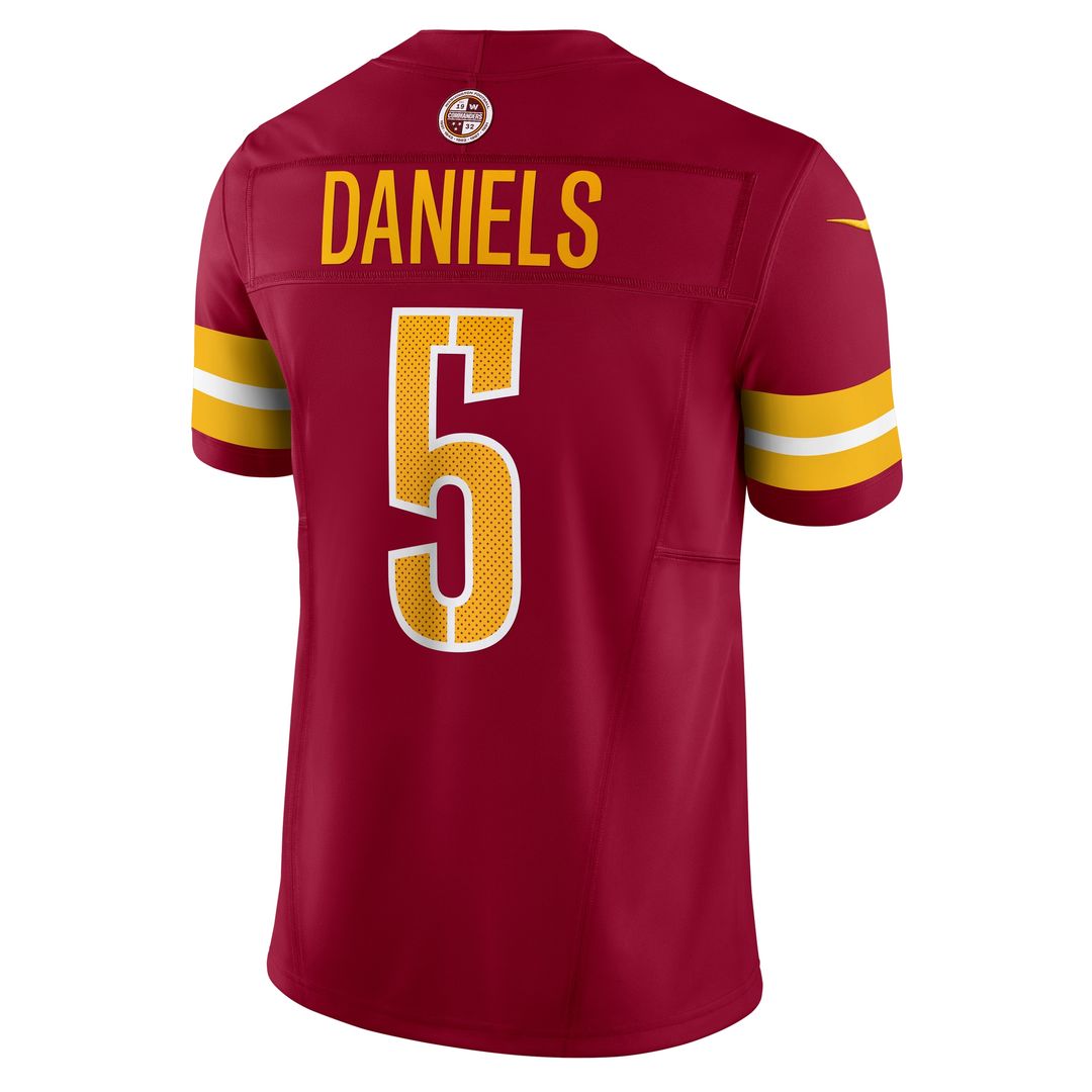 Jayden Daniels Washington Commanders Nike Vapor F.U.S.E. Limited Jersey - Burgundy