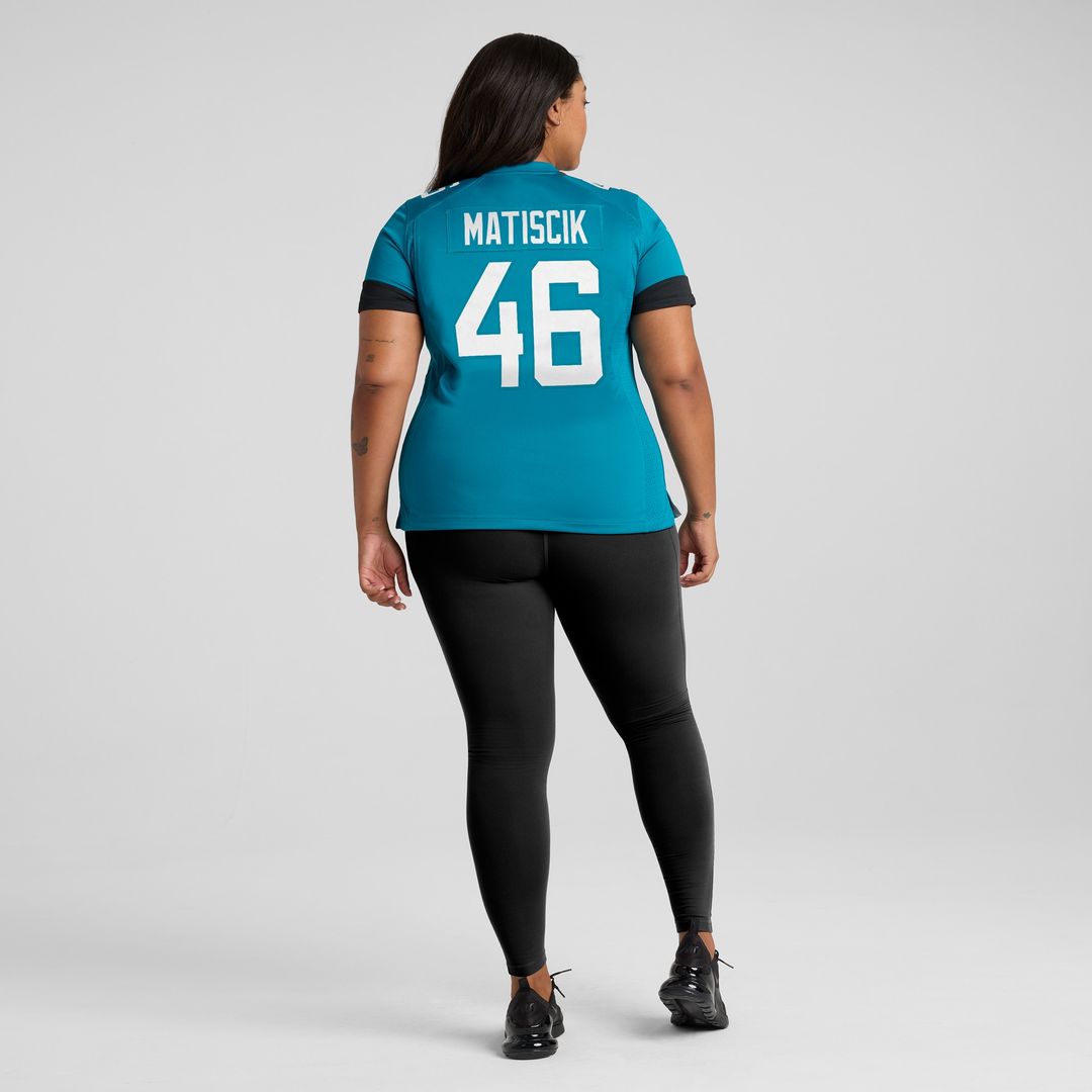 Ross Matiscik Jacksonville Jaguars Nike Women's Game Jersey - Black