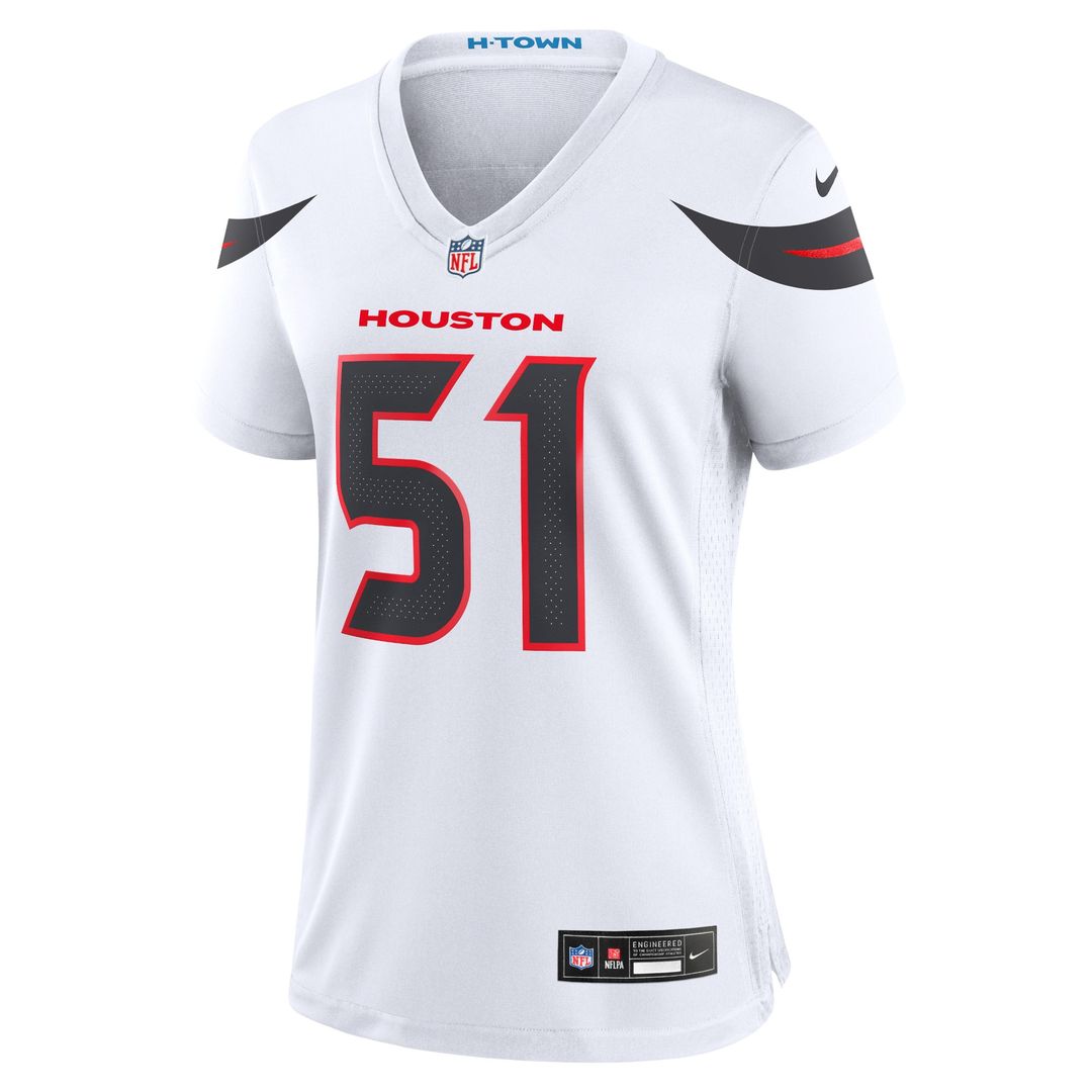 Will Anderson Jr. Houston Texans Nike Women's Game Jersey - White