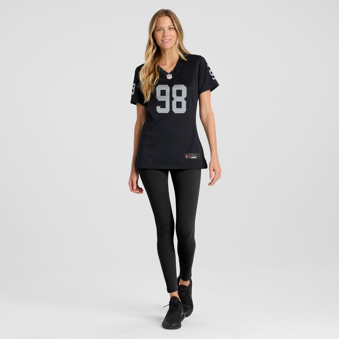 Maxx Crosby Las Vegas Raiders Nike Women's  Game Jersey -  White