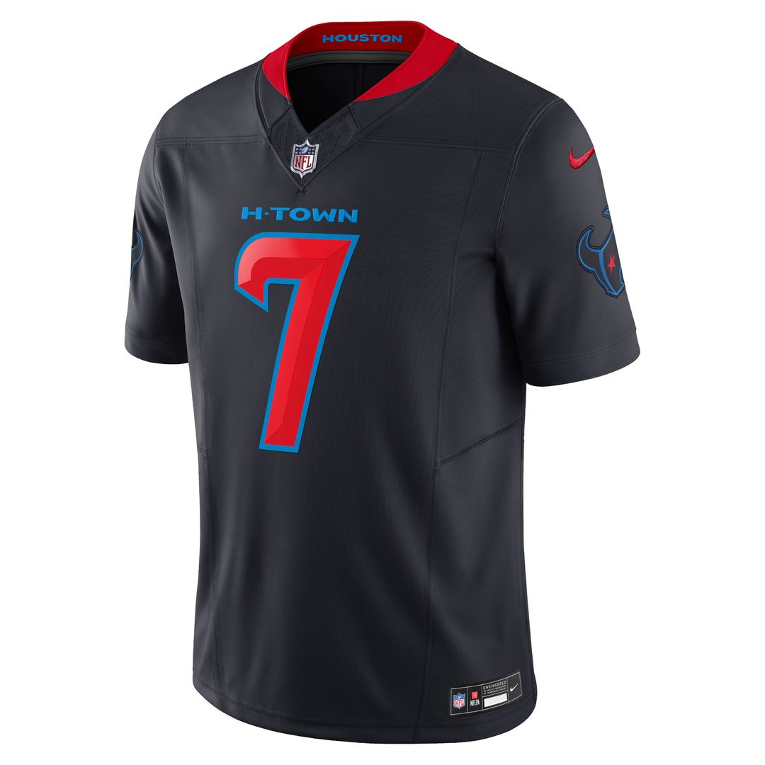 C.J. Stroud Houston Texans Nike 2nd Alternate Vapor F.U.S.E. Limited Jersey - Navy