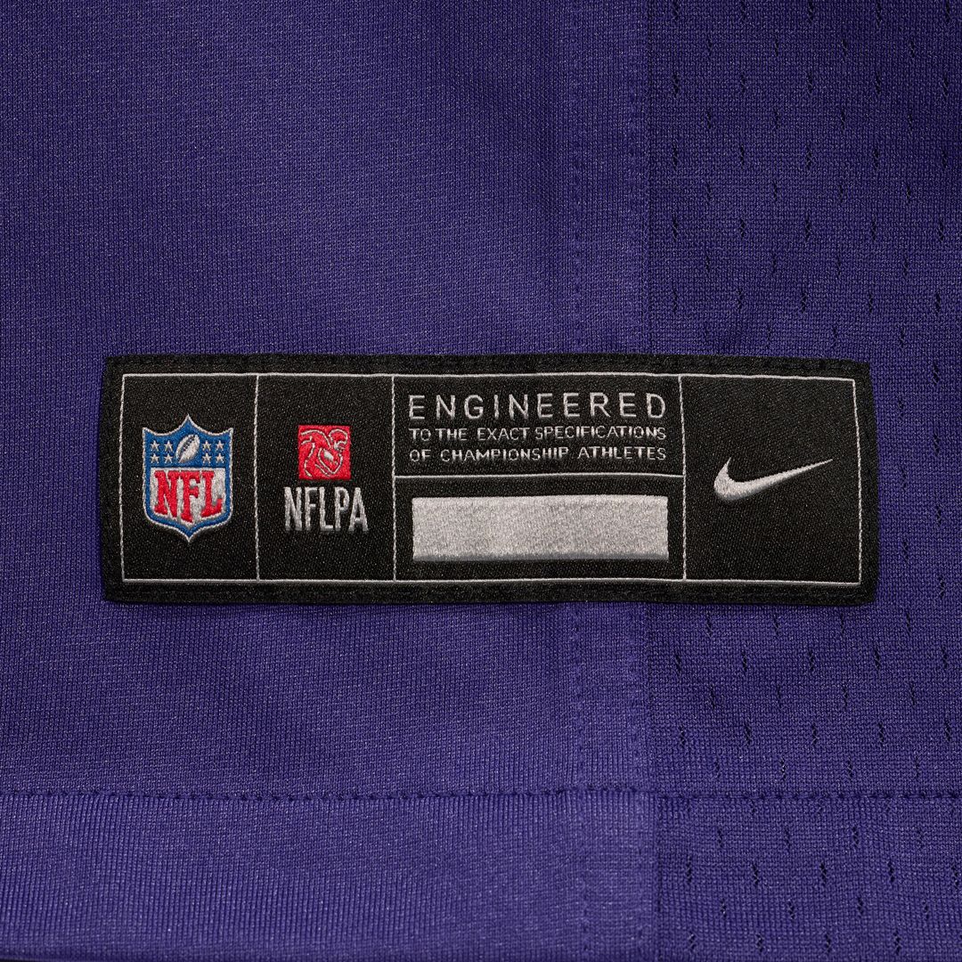 Jay Higgins IV Baltimore Ravens Nike Team Game Jersey -  Purple