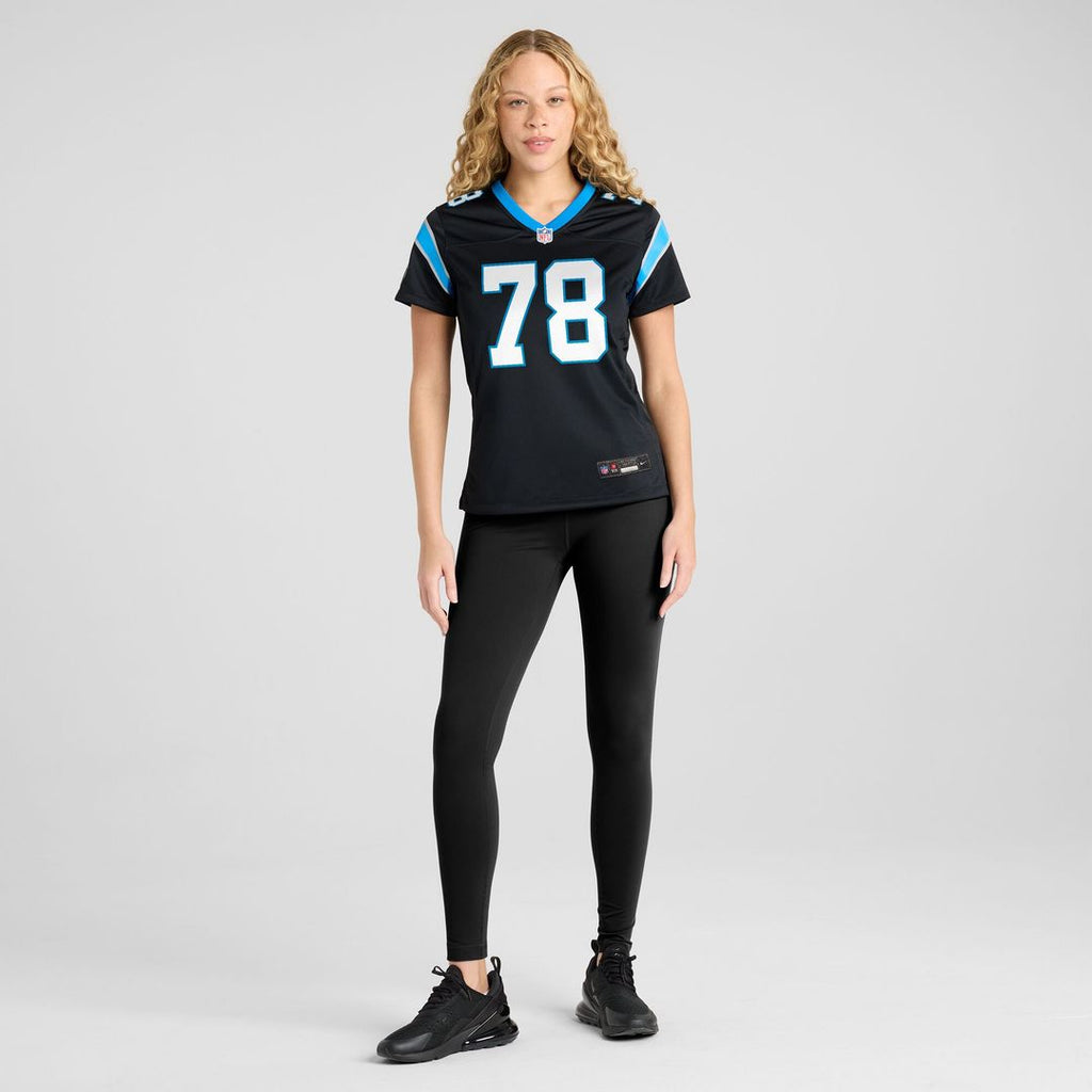 Popo Aumavae Carolina Panthers Nike Women's Team Game Jersey -  Black