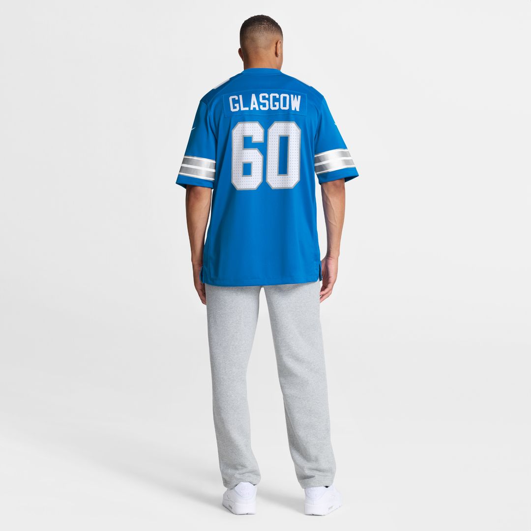 Graham Glasgow Detroit Lions Nike Team Game Jersey -  Blue