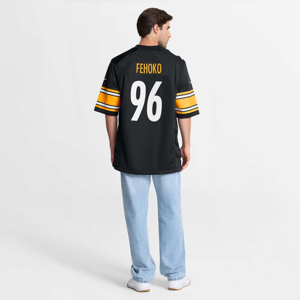 Breiden Fehoko Pittsburgh Steelers Nike  Game Jersey -  Black