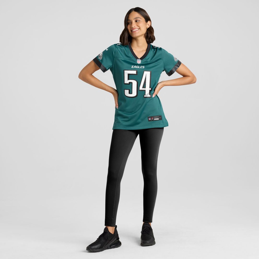 Jeremiah Trotter Jr. Philadelphia Eagles Nike Women's Team Game Jersey - Midnight Green