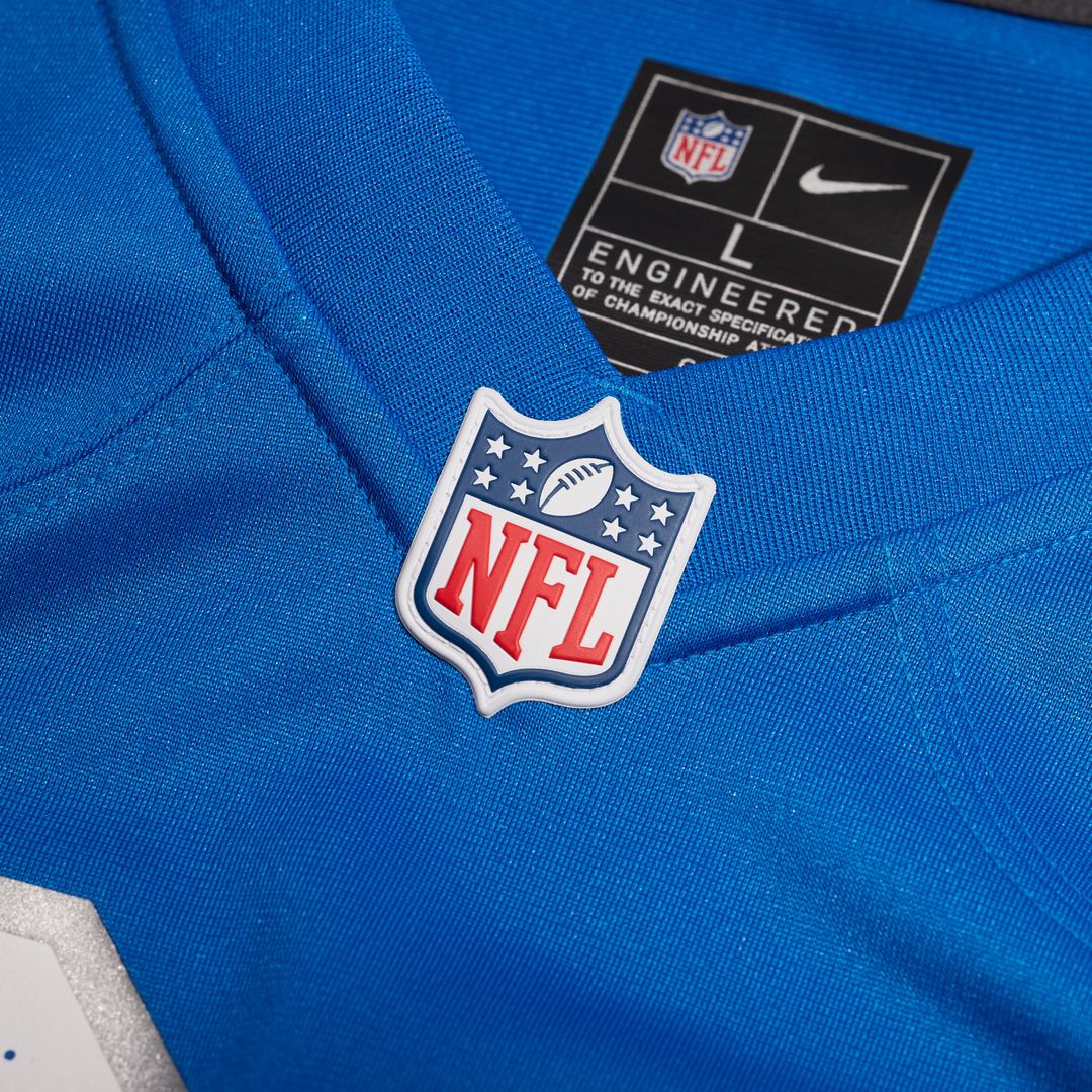 Gunnar Oakes Detroit Lions Nike Team Game Jersey -  Blue